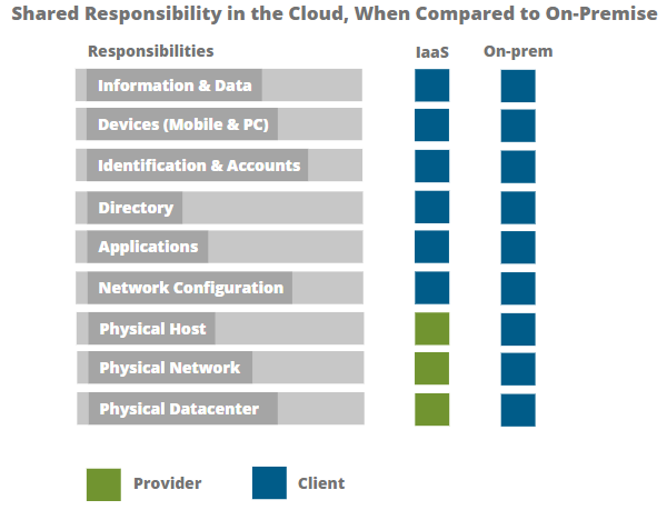 responsibilities of cloud security